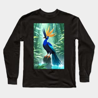 Tropical bird of paradise Long Sleeve T-Shirt